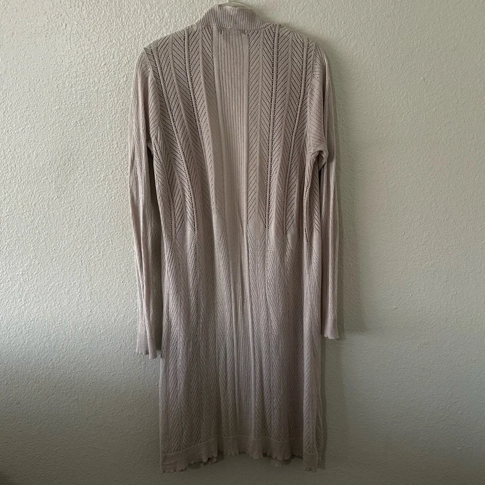 Belldini | Neutral Taupe Open-Front Knit Cardigan Size XL - Picture 6 of 8